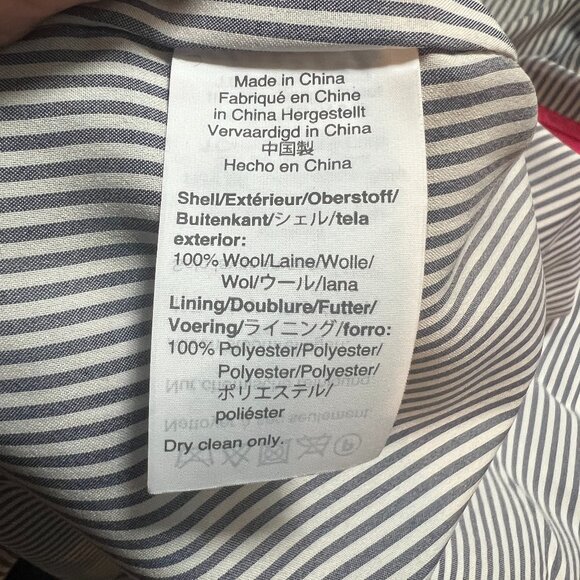 J. Crew Womens Boyfriend English Wool Blazer Navy Speckled Size 4 NWT Preppy - Picture 8 of 8